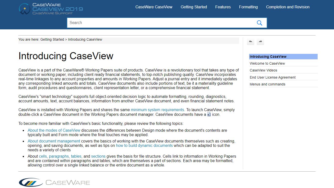 Introducing CaseView - Caseware